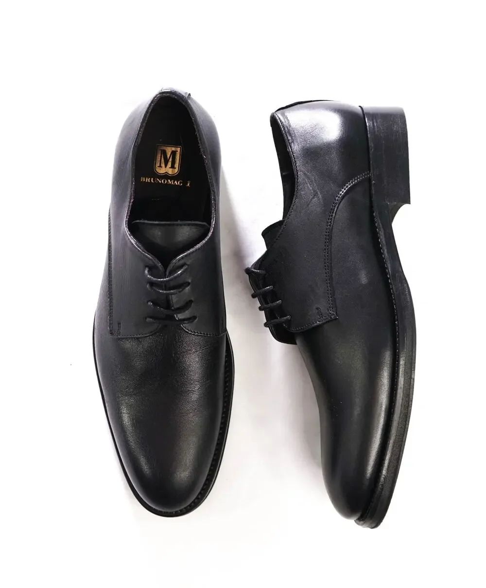 $395 BRUNO MAGLI - Black Leather Derby - US 9 (42EU)